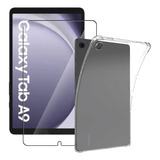 Case Transparente + Película P/ Tablet Galaxy Tab A9 Plus