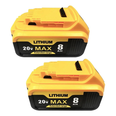 Pack 2 Baterías Compatibles Con Dewalt 20v Y 20v Max 8,0 Ah | Meses sin interés