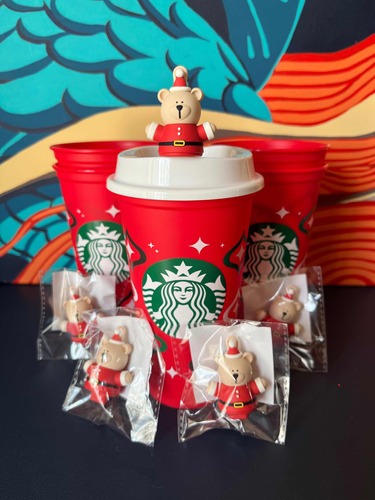 Starbucks - Vaso + Oso Bearista Stopper Navidad Japon 2023