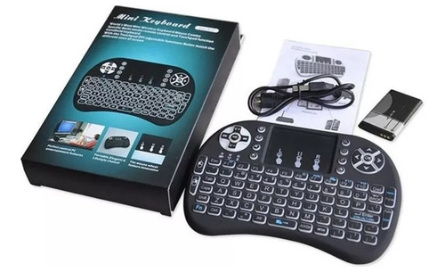 Mini Teclado Inalámbrico Android Smart Tv Iluminado