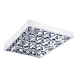 Plafon Led Cielorrasos Louver 3x36w Aplique 65x65cm