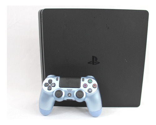 Sony Playstation 4slim 1tb Color Negro Control Azul  Usado G