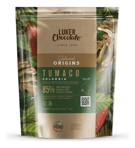 Chocolate Oscuro Real Tumaco 85% 2.5 - K - Kg a $52
