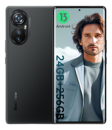 Blackview A200pro Celulares Cámara Triple De 108mp  Android 13, 24gb + 256gb Helio G99 Con Carga Rápida De 66w Batería De 5050 Mah