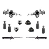 Kit 4 Amortiguadores Y 4 Bases Nissan Sentra B14 1996 - 2000