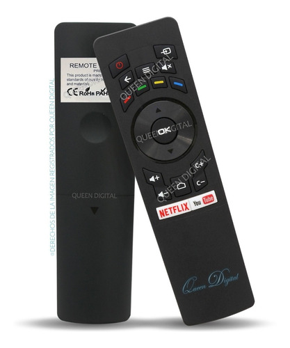 Control Remoto Para Noblex Ea43x5100 Ea50x6100x Smart Tv Led