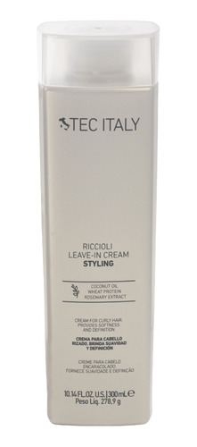 Crema Activador Para Rizos Tec Italy Riccioli Leave-in 300ml