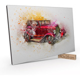 Cuadro Decorativo 28x40 Cm Carro Antiguo Jd 20-0698