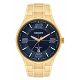 Relógio Orient Masculino Mgss1136 D2kx Azul Dourado