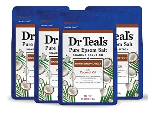 Sal De Baño Dr Teal's Pure Epsom Salt, Nutre Y Protege Con A