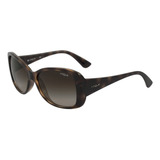 Gafas De Sol Vogue Vo2843s W656/13 Havana Brown 56 Vo 2843 Con Diseño Rectangular