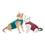 Body Ropa Protectora Para Gatos Color Verde