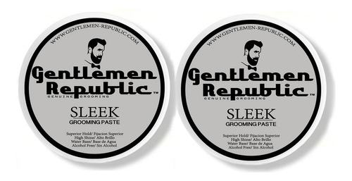 2 Gentlemen Republic Pomada Pasta Peinado Brillante Volumen 