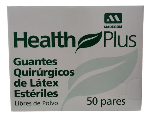 Guante Quirúrgico De Látex Estéril S/polvo N° 6.0, 50 Pares.