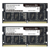 Memoria Ram Teamgroup Elite, 2 X 16 Gb, Ddr4 3200mhz, Sodimm