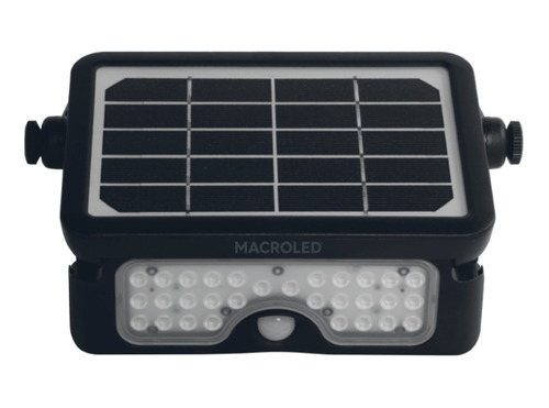 Reflector Proyector Led Solar 5w Exterior Rebatible Calido