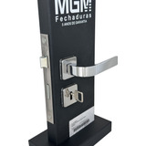 Fechadura Para Porta Interna Quarto Modena Cromado Mgm 40mm