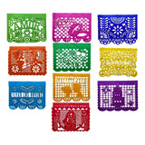 Papel Picado - Kit 20 Tiras Boda - Multicolor