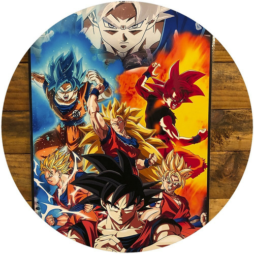 Cuadro Poster Goku Ultra Instinto, Dragon Ball Z, Dbz