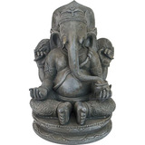 ~? Diseño Toscano Sitting Lord Ganesha Hindu Elephant God St