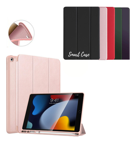 Estuche Forro Funda Smart Case Con Soporte Pencil 