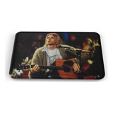 Tapete Kurt Cobain Guitarra Baño Lavable 50x80cm