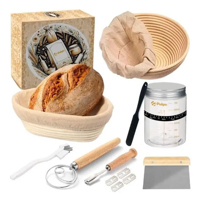 12 Unidades Kit De Inicio Para Masa Madre Redonda