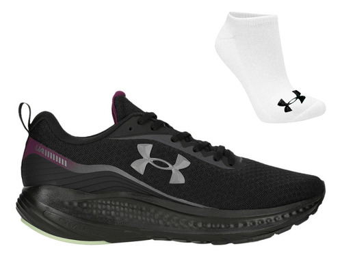 Kit Tênis Under Armour Charged Wing Se Feminino E Meia