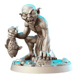 Miniatura Gollum Senhor Dos Anéis Para Rpg, Zombicide, D&d