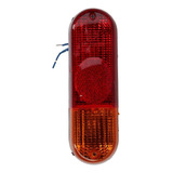 Faro Trasero Universal 195x60 Ambar Rojo.