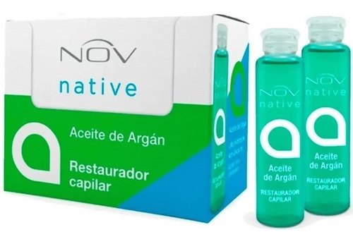 Ampollas Nov Aceite De Argan Reestructurante Hidratante X12