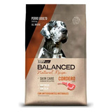 Balanced Perro Natural Recipe Cordero X 3kg