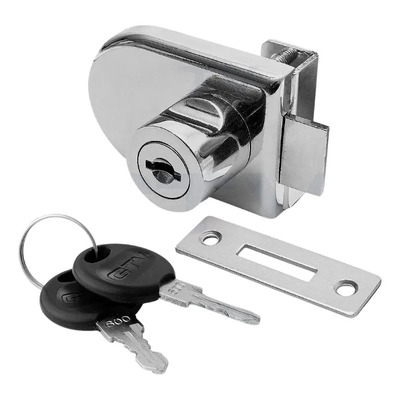 Chapa Para Puerta Batiente De Vitrina 6mm Acero Inoxidable Cromo