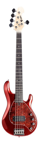 Baixo Phx Five Msr5 Vermelho 5 Cordas Captador Humbucker