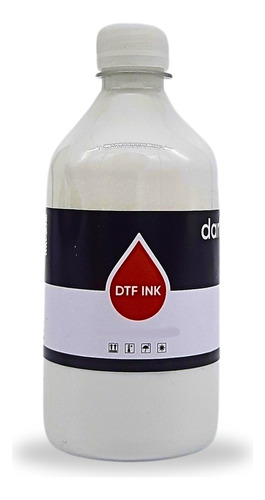 Tinta Dtf Branco White Tinta Pigmentada Impressão Dtf 500ml