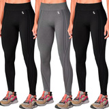 Kit 3 Calças Legging Lupo Feminina Grossa Sem Transparência