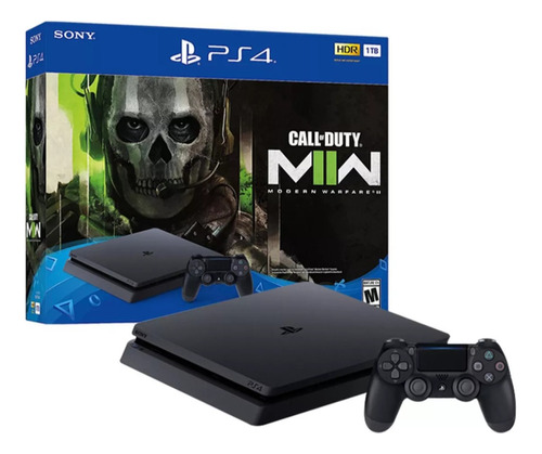 Sony Playstation 4 Slim 1tb Standard Color  Negro Azabache