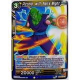 Dragon Ball Super Tcg Piccolo, With Nail's Might Bt17-090 Uc