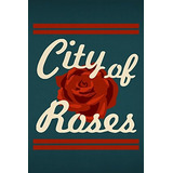 Portland, Oregon - Skyline   - Ciudad De Las Rosas (24x