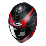 Casco Hjc Abatible Certificado Negro Rojo C91 Taly