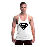 Playera Olimpica Supermen Gym Hombre Camiseta Ejercicio 