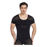 Men Shirt Slim Vest Body Shaper Waist Trainer Corset T Shirt