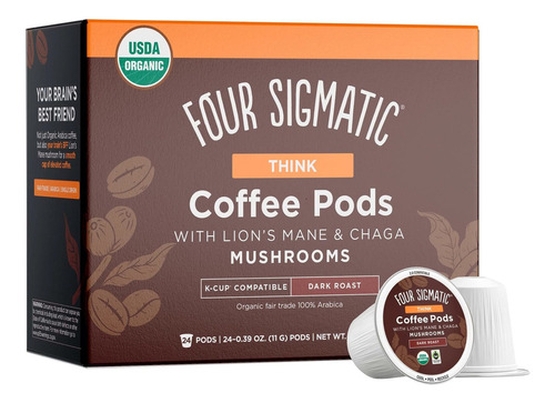 Café De Hongos Four Sigmatic En K-cups, Orgánico Y De Com.