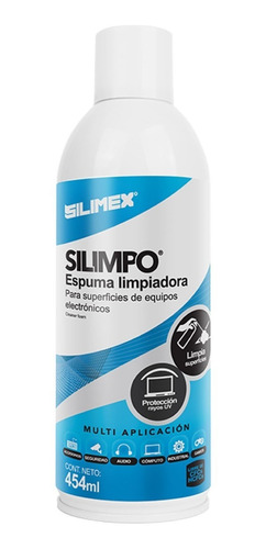 Espuma Limpiadora Para Cómputo Silimex Silimpo De 454 Ml