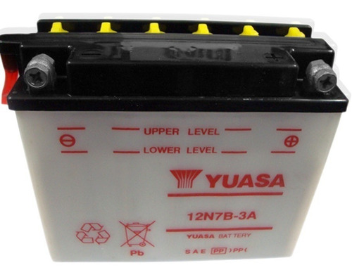 Bateria Yuasa 12n7a-3a = 12n7b-3a Sin Acido Storm  Fas Motos