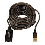 Cabo Extensor Usb  10 Metros Hi-speed 2.0 - 10m