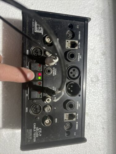 Sescom Ct-7 Cable Tester - Audio/video Line Tester Een