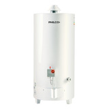 Termotanque A Gas Philco Phtg080b 80lts De Pie Color Blanco