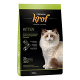 Alimento Balanceado Krof Kitten Para Gatos Cachorros X 1kg