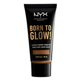 Base De Maquillaje Nyx Professional Makeup Born To Glow True Beige Born To Glow Tono 17.5 Sienna - 20ml 100g